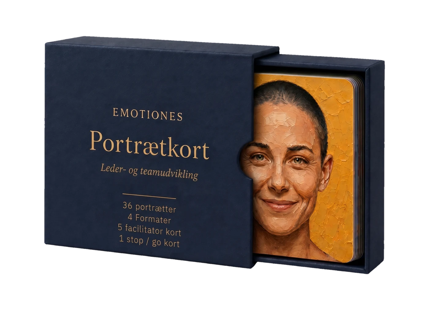 EMOTIONES portrætkort i æske
