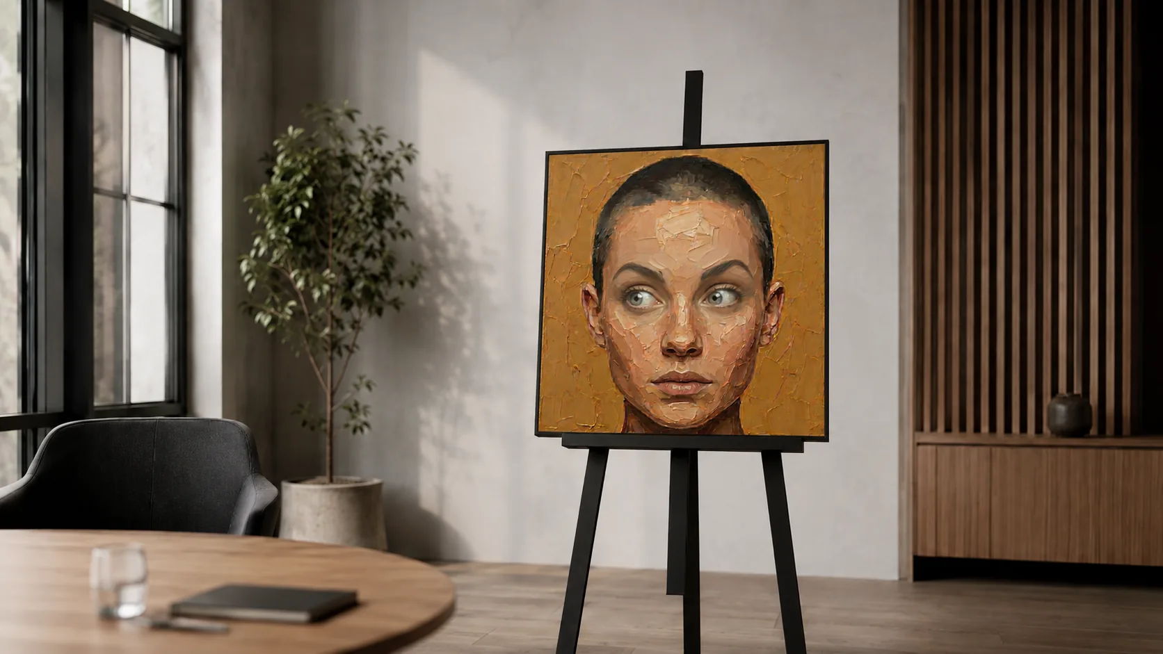 EMOTIONES kunstneriske portrætter i et fællesareal